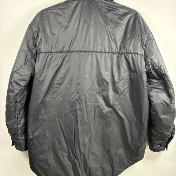 Wilfred Free Ganna Insulated Shirt Jacket | Black | XS (Oversized) - Picture 2 of 11